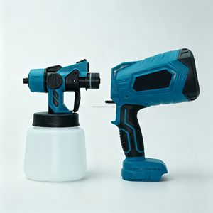 <span class=keywords><strong>Pistolet</strong></span> <span class=keywords><strong>à</strong></span> <span class=keywords><strong>peinture</strong></span> sans fil compatible avec batterie <span class=keywords><strong>Makita</strong></span> 18V, 800ML, HVLP, sans balais, pour bricolage <span class=keywords><strong>à</strong></span> domicile - Product Image 2