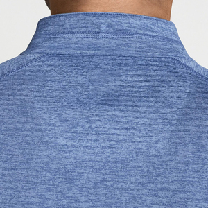 Personnalisé Hommes Séchage Rapide Performance Athlétique Quart Zip Pull À Manches Longues Col Montant Conception Imprimée Printemps Vêtements de Sport - Product Image 6