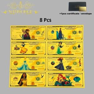 Schöne 15 Modelle Prinzessinnen-Goldbanknoten Anime-Banknoten für Geschäftsgeschenke - Product Image 3