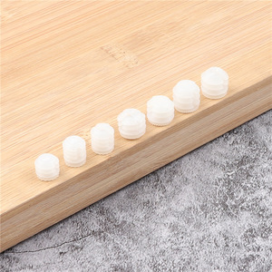 Pièce de connexion de meubles triple en un plastique en nylon tige en plastique de haute qualité roue <span class=keywords><strong>excentrique</strong></span> pièce intégrée - Product Image 2