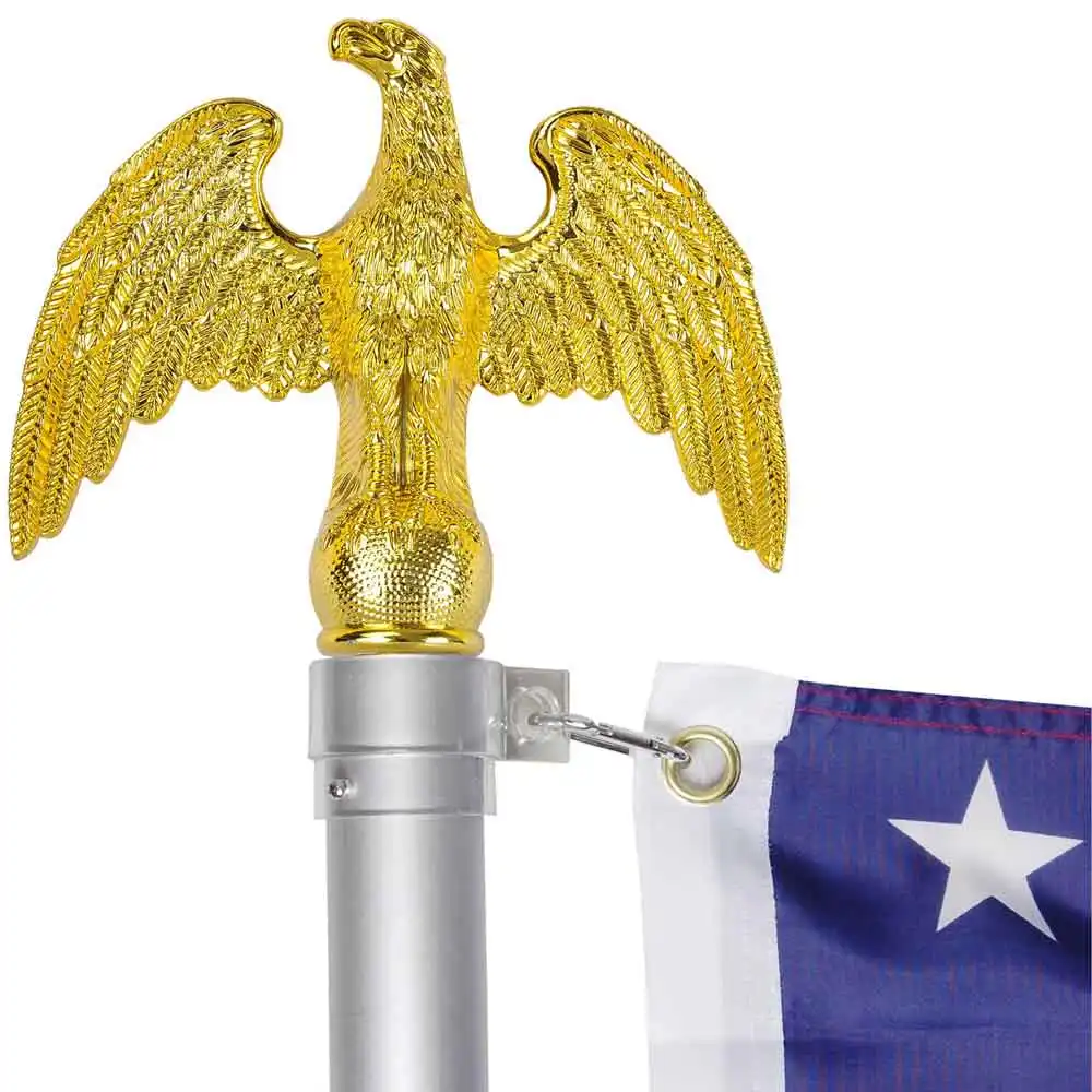 Best Seller Flagpole Indoor Flagpole Kit Decorative Eagle Top Plastic Gold Eagle Top