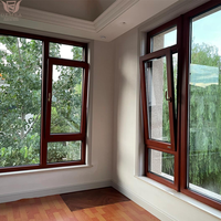 Ventanas abatibles de madera revestidas de aluminio francés DEMEA para soluciones de iluminación natural disponibles para villas