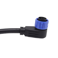 Connecteur étanche IP65/IP67/IP68 M23 2+1+5 LED DC 8 broches 2/3 broches à contact en laiton avec verrouillage automatique