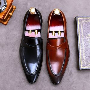Nuevos Zapatos de Cordones para Hombre, Cuero Vacuno Genuino con Patrón de Parches, Antideslizantes, Transpirables, Estilo Británico Retro Coreano, Casuales para Negocios y Eventos Formales - Product Image 2