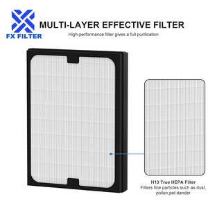 Filtre HEPA FX compatible avec les purificateurs <span class=keywords><strong>d</strong></span>'<span class=keywords><strong>air</strong></span> <span class=keywords><strong>Blueair</strong></span> Classic séries 200/300, modèles 201, 203, 205, 215B, 250E, 270E, 303 - Product Image 4