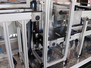 Factory Direct Sale TOSH-4 Pallet Conveyor Lithium Battery Durable Adjustable Speed 20m/min Stainless Steel Restaurant Food Shop - Product Image 3