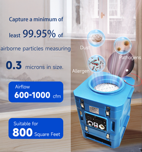 Thương mại công nghiệp cao cấp Máy lọc không khí di động màu xanh lá cây Máy lọc không khí máy sấy Lọc thiệt hại nước phục hồi tầng hầm mới H13 - Product Image 6