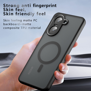 <span class=keywords><strong>Cover</strong></span> Protettiva Magnetica Antiurto con Finitura Opaca Effetto Pelle <span class=keywords><strong>per</strong></span> Cellulari Xiaomi <span class=keywords><strong>Redmi</strong></span> A5 4G/POCO C71 - Product Image 3
