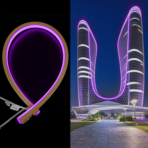 Tùy chỉnh Silicone nhà ở màu sắc DMX512 điều khiển <span class=keywords><strong>RGB</strong></span> linh hoạt <span class=keywords><strong>Led</strong></span> Bar <span class=keywords><strong>Strip</strong></span> pixel neon ánh sáng cho xây dựng mặt tiền chiếu sáng - Product Image 1