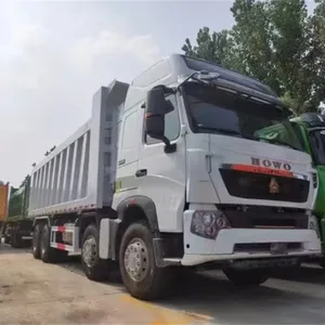 Alta Qualidade 12 rodas Sino caminhão howo 8X4 caminhão basculante marca nova LHD 400HP
