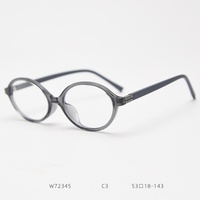 Monture de lunettes FEROCE tendance pour femme, style ovale plat, inspirée des célébrités d'Internet