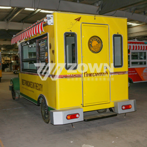 Yellow Food Truck TimeCanteen Custom Interior Layout Hot <b>Coffee</b> Service Street Catering Retail - Product Image 5