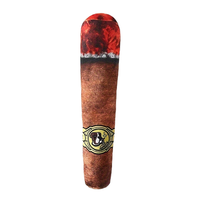Accessoires pour animaux de compagnie personnalisé chiens Cigar Squeak peluche jouet cigare style dents nettoyage jouet à mâcher pour chiens