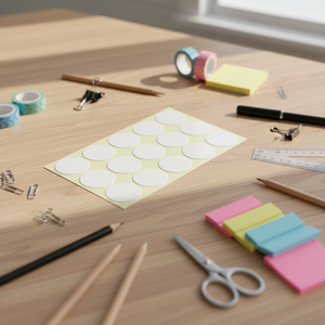 Stiker Perekat Titik Akrilik Dua Sisi Ramah Lingkungan, Tahan Air, Antistatik, dan Tahan Lama untuk Mobil Pernikahan & Penggunaan Rumah Tangga - Product Image 1