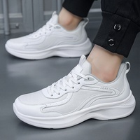 Chaussures de course décontractées pour hommes en maille d'été avec semelle EVA, coupe large, grandes tailles 40-50