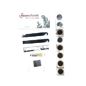 <span class=keywords><strong>Kit</strong></span> de réparation de pneus portable Chinagama pour <span class=keywords><strong>VTT</strong></span> et vélo de route avec outil de collage de patchs en plastique - Product Image 4