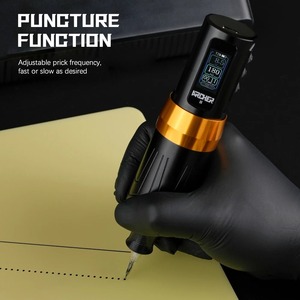 <b>Wireless</b> Tattoo Pen Machine 2000mAh RCA <b>Adapter</b> Cord Ring Control Body Art PMU Cartridge Tattoo Gun - Product Image 6