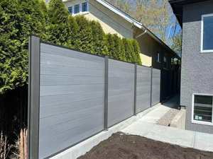 Panneaux WPC multicolores imperméables XINDAI, clôture d'intimité extérieure, barrière de <span class=keywords><strong>jardin</strong></span>, décoration murale extérieure - Product Image 2