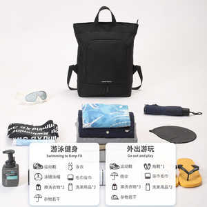 Lehuo Travel Swim And Gym <b>Bag</b> Waterproof Dry Wet Separation Backpack <b>Large</b> Capacity <b>Beach</b> Sports Storage <b>Bag</b> - Product Image 2
