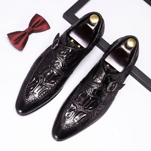 2025 High Quality Design Fashion Cowhide Autumn Business Casual Lace-up Large Size Men's Formal <b>Shoes</b> Pointed Toe <b>Height</b> - Product Image 6