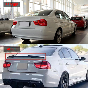 สปอยเลอร์หลัง BMW สีดำเงา ลายคาร์บอน ABS ทรง Ducktail สำหรับ E90 ปี 2005-2011 ฝากระโปรงท้าย - Product Image 2