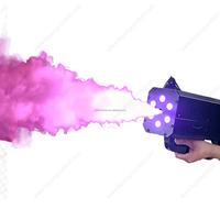 Machine à fumée LED portable 1500W pour DJ de mariage et événements, effet de glace carbonique pour soirées en boîte de nuit, pistolet à fumée pour effets de scène