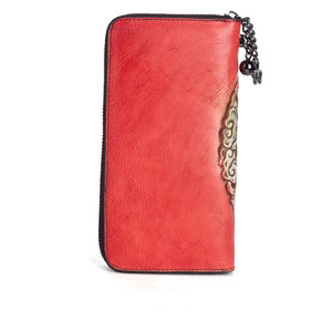 AndoBag Cartera Larga Vintage con Cabeza de Ciervo para Mujer, Cartera de Cuero Vacuno Genuino de Gran Capacidad, Monedero Tipo Clutch para Damas 88015 - Product Image 6