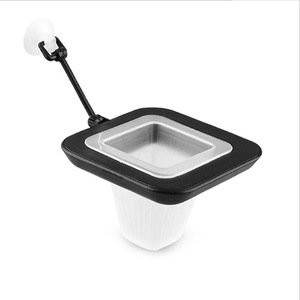 Anillo alimentador flotante para peces de acuario, cono de comida para gusanos rojos, cesta con ventosa, estación de alimentación para guppys, bettas y camarones - Product Image 1