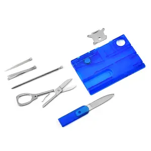 muti funktionelle schweizer karte outdoor tragbares Überleben camping nahm kits 12 in 1 schweizer kits utility messer