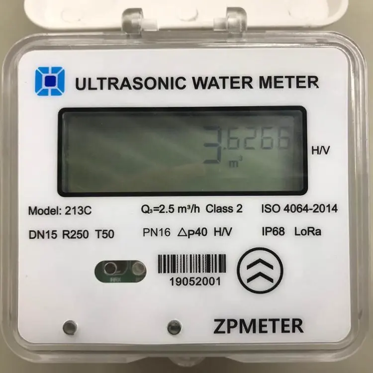 مقياس الماء فوق الصوتي Mbus/نبض/rs485/لورا/لوروان/جي بي آر إس/NB-Iot عداد المياه