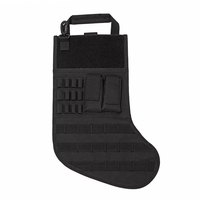 Sac à chaussettes tactique Molle pour bas de Noël Sac de rangement utilitaire Sac à magazines Dump Drop Pouch