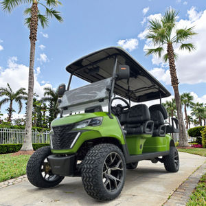 Voitures de golf électriques personnalisées écologiques pour 6 personnes, pour les zones de parc et les terrains accidentés, alimentées par batterie, pour les routes non publiques - Product Image 2