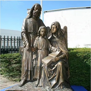 Estatua de San Miguel hecha a mano de tamaño real, figura de latón, escultura decorativa personalizada para exteriores, estatua de ángulo, estatuas de patio de bronce - Product Image 6