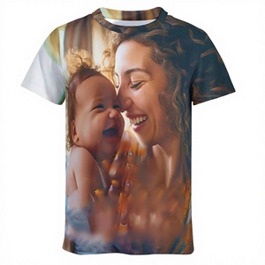 T-shirt personnalisé imprimé en 3D, col rond, manches courtes, pour hommes et femmes - Product Image 3