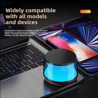 Speaker Mini 5.0 Plastik dengan Perintah Suara Bahasa Inggris, Tahan Air IPX4, Volume Tinggi, Dapat Diisi Ulang untuk Desktop