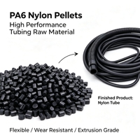 Granulés de résine de polyamide PA6 (Nylon 6) résistants aux UV et aux basses températures, qualité extrusion, pour pièces automobiles et tuyaux en nylon