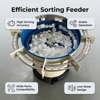 Alimentateur vibrant automatique à bol unique haute efficacité pour bouchons de bouteilles avec ligne de production d'alimentation vibrante pour l'assemblage