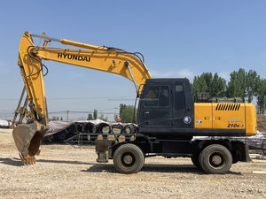 Excavadora hidráulica de rueda Hyundai USADA barata 210W-7 en Corea a la venta excavadora de alta calidad hecha en Corea - Product Image 3