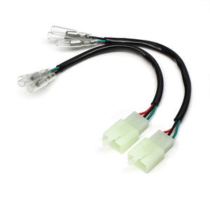 Автомобильный адаптер сигнала поворота для мотоцикла, Кабельная вилка, жгут проводов для освещения, подходит для Hon Da Ya Maha - Product Image 1