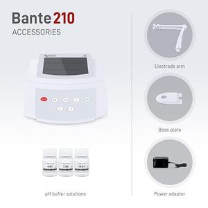أدوات Bante Benchtop مختبر لأخذ القياسات الروتينية معايرة 3 نقاط مع مسبار درجة حرارة <span class=keywords><strong>pH</strong></span> - Product Image 5