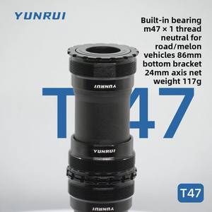 Véritable YUNRUI/T47 Aluminium Essieu avant <span class=keywords><strong>Filetage</strong></span> Peilin 68/86 24mm Brillant Haute Vitesse Highway Mountain Bearing - Product Image 5