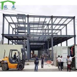 Estructura de acero personalizada, construcción de casas, construcción de acero metálico, construcción de marco de acero