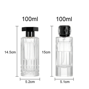 Coffret Cadeau de Luxe Flacon de Parfum 100ml – Bouteille en Verre Transparent avec Bouchon Noir – Emballage Vide Personnalisé pour Parfum – Idéal pour Cadeau de Mariage - Product Image 6