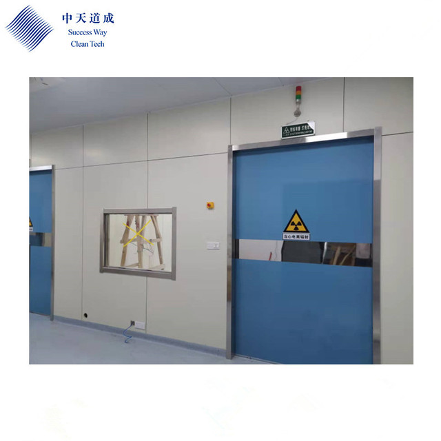 Modern Hospital CT X-ray Room Stainless Steel Lead Radiation Protection Door with Finished Surface
