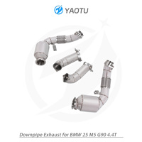 Tuyau catalytique avant et collecteur d'échappement en acier inoxydable isolé YT, pièces de rechange pour BMW M5 G90 4.4T
