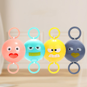 Balle sifflet lumineuse pour enfants, roue tournante clignotante, jouet éducatif populaire à tirer par la corde, jouet créatif anti-stress pour B - Product Image 1