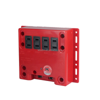 Lefu-173 Alarma Antirrobo Eléctrica de Plástico con Protección Contra Interferencias y Bloqueos, con Enchufe Múltiple AC 85-265V para Máquinas Expendedoras de Autoservicio