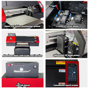 专业汉润UV6090S UV平板打印机，带CCD摄像头，多材质圆筒打印 - Product Image 2