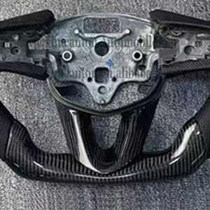 Hot New Product Carbon Fiber Perforated Leather Grip Steering <b>Wheel</b> Fit for Cadillac Ct4 Ct5 Auto Steering <b>Wheel</b> - Product Image 2