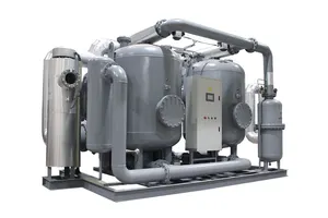 Desiccant Air Compressor Dryer Equipment With 1000 Liter Air Tank